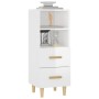 Sperrholz Anrichte glänzend weiß 34,5x34x90 cm von vidaXL, Sideboards - Ref: Foro24-812363, Preis: 61,83 €, Rabatt: %