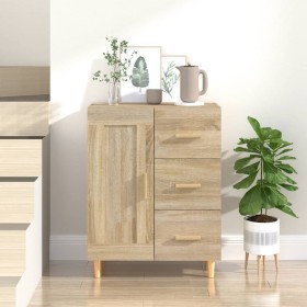 Sonoma oak plywood sideboard 69.5x34x90 cm by vidaXL, Sideboards - Ref: Foro24-812225, Price: 101,72 €, Discount: %