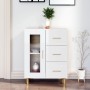 Glossy white plywood sideboard 69.5x34x90 cm by vidaXL, Sideboards - Ref: Foro24-812210, Price: 106,50 €, Discount: %