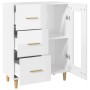 Glossy white plywood sideboard 69.5x34x90 cm by vidaXL, Sideboards - Ref: Foro24-812210, Price: 99,07 €, Discount: %