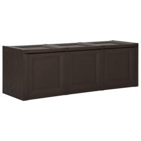 Brown cushion box 130 L 125x40x42 cm by vidaXL, Storage baskets - Ref: Foro24-340618, Price: 147,99 €, Discount: %