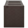 Caja de cojines marrón 130 L 125x40x42 cm de vidaXL, Cestas para almacenaje - Ref: Foro24-340618, Precio: 148,29 €, Descuento: %