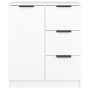 White plywood sideboard 60x30x70 cm by vidaXL, Sideboards - Ref: Foro24-811079, Price: 81,51 €, Discount: %