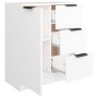 White plywood sideboard 60x30x70 cm by vidaXL, Sideboards - Ref: Foro24-811079, Price: 81,51 €, Discount: %