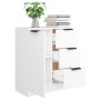 White plywood sideboard 60x30x70 cm by vidaXL, Sideboards - Ref: Foro24-811079, Price: 81,51 €, Discount: %