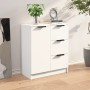 White plywood sideboard 60x30x70 cm by vidaXL, Sideboards - Ref: Foro24-811079, Price: 81,51 €, Discount: %