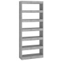 Concrete gray engineered wood shelf/divider 80x30x198 cm by vidaXL, Bookcases and shelves - Ref: Foro24-811731, Price: 97,33 ...