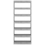 Concrete gray engineered wood shelf/divider 80x30x198 cm by vidaXL, Bookcases and shelves - Ref: Foro24-811731, Price: 96,99 ...