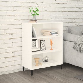 Aparador madera contrachapada blanco brillante 69,5x32,5x90 cm de vidaXL, Aparadores - Ref: Foro24-812255, Precio: 61,65 €, D...