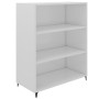 Glossy white plywood sideboard 69.5x32.5x90 cm by vidaXL, Sideboards - Ref: Foro24-812255, Price: 63,46 €, Discount: %