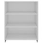 Glossy white plywood sideboard 69.5x32.5x90 cm by vidaXL, Sideboards - Ref: Foro24-812255, Price: 63,46 €, Discount: %