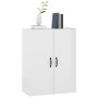 Glossy white engineered wood hanging cabinet 69.5x34x90 cm by vidaXL, Lockers and storage cabinets - Ref: Foro24-812273, Pric...