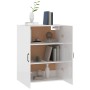 Glossy white engineered wood hanging cabinet 69.5x34x90 cm by vidaXL, Lockers and storage cabinets - Ref: Foro24-812273, Pric...