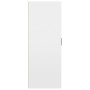 Glossy white engineered wood hanging cabinet 69.5x34x90 cm by vidaXL, Lockers and storage cabinets - Ref: Foro24-812273, Pric...