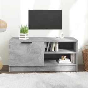 Mueble de TV madera contrachapada gris hormigón 80x35x36,5 cm de vidaXL, Muebles TV - Ref: Foro24-811474, Precio: 45,81 €, De...