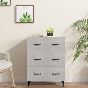 Concrete gray engineered wood sideboard 69.5x34x90 cm by vidaXL, Sideboards - Ref: Foro24-812163, Price: 95,80 €, Discount: %