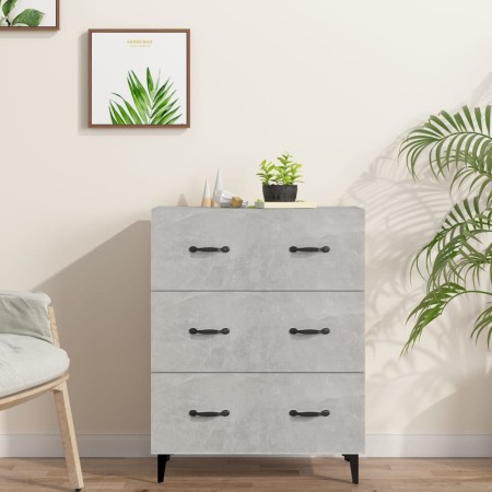 Concrete gray engineered wood sideboard 69.5x34x90 cm by vidaXL, Sideboards - Ref: Foro24-812163, Price: 95,95 €, Discount: %