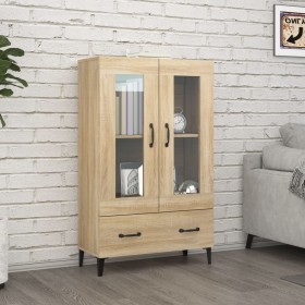 Aparador madera contrachapada roble Sonoma 70x31x115 cm de vidaXL, Aparadores - Ref: Foro24-812558, Precio: 91,90 €, Descuent...