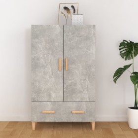 Concrete gray plywood sideboard 70x31x115 cm by vidaXL, Sideboards - Ref: Foro24-812532, Price: 76,94 €, Discount: %