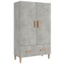 Aparador de madera contrachapada gris hormigón 70x31x115 cm de vidaXL, Aparadores - Ref: Foro24-812532, Precio: 84,71 €, Desc...