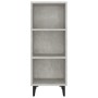 Aparador de madera de ingeniería gris hormigón 34,5x32,5x90 cm de vidaXL, Aparadores - Ref: Foro24-812388, Precio: 41,87 €, D...