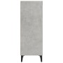 Concrete gray engineered wood sideboard 34.5x32.5x90 cm by vidaXL, Sideboards - Ref: Foro24-812388, Price: 41,87 €, Discount: %