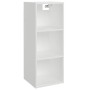 Weißer Wandschrank aus Holzwerkstoff, 34,5 x 32,5 x 90 cm von vidaXL, Regale und Regale - Ref: Foro24-812483, Preis: 41,08 €,...