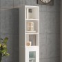 Weißer Wandschrank aus Holzwerkstoff, 34,5 x 32,5 x 90 cm von vidaXL, Regale und Regale - Ref: Foro24-812483, Preis: 41,08 €,...