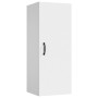 White engineered wood wall cabinet 34.5x34x90 cm by vidaXL, Shelves and shelves - Ref: Foro24-812438, Price: 64,93 €, Discoun...