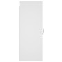 White engineered wood wall cabinet 34.5x34x90 cm by vidaXL, Shelves and shelves - Ref: Foro24-812438, Price: 64,93 €, Discoun...