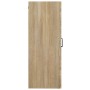 Armario colgante de pared roble Sonoma 69,5x34x90 cm de vidaXL, Aparadores - Ref: Foro24-812288, Precio: 82,00 €, Descuento: %