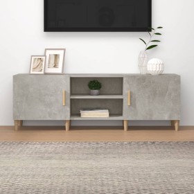 Mueble de TV madera contrachapada gris hormigón 150x30x50 cm de vidaXL, Muebles TV - Ref: Foro24-812622, Precio: 88,08 €, Des...