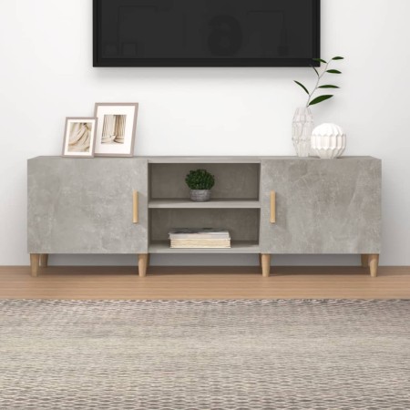 Concrete gray plywood TV cabinet 150x30x50 cm by vidaXL, TV Furniture - Ref: Foro24-812622, Price: 88,08 €, Discount: %