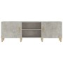 Concrete gray plywood TV cabinet 150x30x50 cm by vidaXL, TV Furniture - Ref: Foro24-812622, Price: 88,08 €, Discount: %