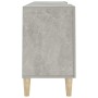 Concrete gray plywood TV cabinet 150x30x50 cm by vidaXL, TV Furniture - Ref: Foro24-812622, Price: 88,08 €, Discount: %