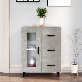 Concrete gray engineered wood sideboard 69.5x34x90 cm by vidaXL, Sideboards - Ref: Foro24-812217, Price: 98,99 €, Discount: %