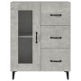 Aparador de madera de ingeniería gris hormigón 69,5x34x90 cm de vidaXL, Aparadores - Ref: Foro24-812217, Precio: 98,80 €, Des...