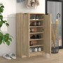 Sonoma oak plywood shoe rack cabinet 59x35x100 cm by vidaXL, Shoe racks and shoe organizers - Ref: Foro24-811442, Price: 113,...