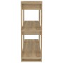 Shelving/space divider Sonoma oak color 100x30x87 cm by vidaXL, Bookcases and shelves - Ref: Foro24-811550, Price: 48,59 €, D...