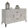 Concrete gray engineered wood sideboard 100x36x60 cm by vidaXL, Sideboards - Ref: Foro24-812523, Price: 82,68 €, Discount: %