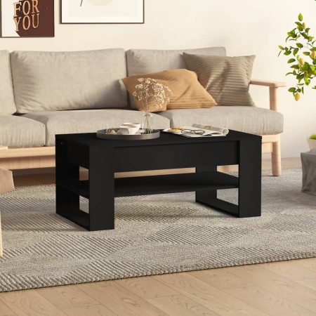 Couchtisch aus schwarzem Sperrholz, 102 x 55 x 45 cm von vidaXL, Couchtisch - Ref: Foro24-810900, Preis: 68,59 €, Rabatt: %