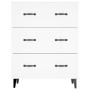 Hochglanzweißes Sperrholz-Sideboard 69,5 x 34 x 90 cm von vidaXL, Sideboards - Ref: Foro24-812165, Preis: 77,14 €, Rabatt: %