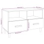 Smoked oak plywood TV cabinet 80x36x50 cm by vidaXL, TV Furniture - Ref: Foro24-812585, Price: 68,99 €, Discount: %