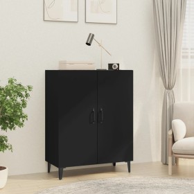 Black plywood sideboard 70x34x90 cm by vidaXL, Sideboards - Ref: Foro24-812106, Price: 68,97 €, Discount: %