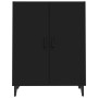 Aparador de madera contrachapada negro 70x34x90 cm de vidaXL, Aparadores - Ref: Foro24-812106, Precio: 68,97 €, Descuento: %