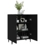 Aparador de madera contrachapada negro 70x34x90 cm de vidaXL, Aparadores - Ref: Foro24-812106, Precio: 68,97 €, Descuento: %