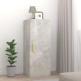 Gray concrete plywood wall cabinet 34.5x34x90 cm by vidaXL, Shelves and shelves - Ref: Foro24-812433, Price: 47,35 €, Discoun...