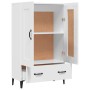 Aparador de madera contrachapada blanco 70x31x115 cm de vidaXL, Aparadores - Ref: Foro24-812573, Precio: 101,31 €, Descuento: %