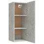 Gray concrete plywood wall cabinet 34.5x34x90 cm by vidaXL, Shelves and shelves - Ref: Foro24-812433, Price: 47,35 €, Discoun...