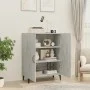 Betongraues Sperrholz-Sideboard 70x34x90 cm von vidaXL, Sideboards - Ref: Foro24-812109, Preis: 69,76 €, Rabatt: %
